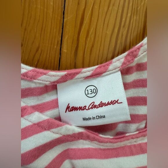 Hanna Andersson Pink Striped Dress - Picture 3 of 3